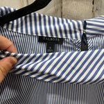 Talbots  Boat Neck Blue Stripe 3/4 Sleeve Nautical Preppy Top Womens Small Photo 3