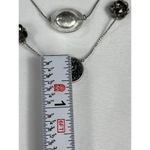 Ny Collection Vintage SKU 041 Multi Layered Silver Necklace With Beaded Accents Photo 4