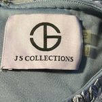 JS Collections SOUTACHE Ribbon Lace Mesh Stretch Sheath Dress Size 10 Photo 8