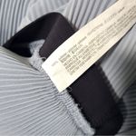 ZARA High Waisted Pleated Wide Leg Pants in Dust Blue Photo 9