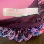 PINK - Victoria's Secret VS PINK Floral Orchid Wildflower High Neck Mesh Push Up Bralette $40 EUC M Photo 7