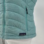 Patagonia  Womens Down Sweater Vest Medium Light Blue Puffer Photo 6
