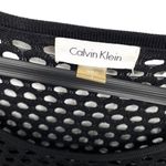 Calvin Klein Women’s Black Knit Mesh Long Sleeve Bodycon Midi Dress Photo 5