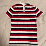 Brooks Brothers  Red, White and Blue Polo Shirt Americana Short Sleeve Size Small Photo 3