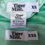 Tiger Mist Green Swirl Print Halter Crop Tank Top & Pencil Mini Skirt Set XXS/XS Photo 4