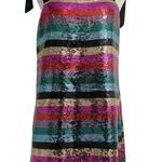 Show Me Your Mumu NEW Size Small Dress Sequin Rainbow Party Mini Photo 0