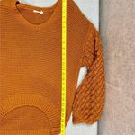 Harper Heritage Women's Slouchy Button Back V-Neck Pullover Sweater Size Medium Photo 6