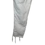 Madewell  Women's Jeans Ripped Skinny Cropped‎ 9” High-Rise Denim White Size 36 Photo 5