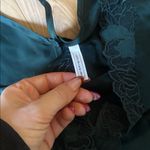 Intimissimi Dark Green Lace Slip Photo 2