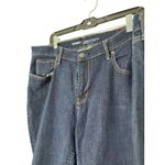 Old Navy Curvy Profile Womens 16 Short Jeans Mid Rise Dark Wash Stretch Straight Photo 1