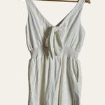 Parker Lorna Cotton Eyelet Tie-Back Cutout White Romper Size 2 Photo 11