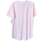 NWT “ Of the Moment” size L chenille flowers tradwife nightgown. Pink Size L Photo 1