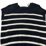 moon & madison Navy and White Striped Tank Top Blue Photo 0