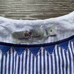 Vineyard Vines Geo Prep Embroidered Swing Dress Marlin Blue Striped 4 Photo 2