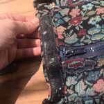 Source Unknown Vintage Y2K Handbag Purse Floral Versatile Velcro Blue Red Women’s Accessories Photo 3