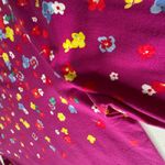 Talbots  Cotton Bateau Neck‎ Tee Lovely Floral Small Multicolor Preppy Stretch Photo 5