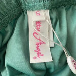 Pretty Angel 🆕 Linen Blend Aqua Lace-Trim Palazzo Pants S🆕 Photo 7