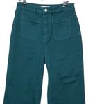 Rolla’s Sailor Pants Women’s 28 Forest Green High Rise Wide Leg Stretch Retro Photo 2