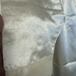 Victoria's Secret Pajama Set & Robe Womens Medium Ivory Satin Jacquard Floral M Photo 11
