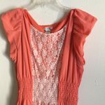 Pinky Coral Pink Lace Dress Size XL Photo 1