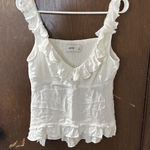 Hollister White Short Sleeve Blouse  Photo 0