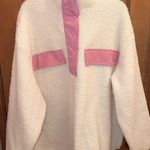 H&M Pink And White Wool Pullover Photo 0