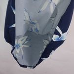 Kona Sol  M Navy Aloha Tankini Swim Top Photo 2