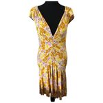 Free People Key To Your Heart Mini Dress Small Women’s Ivory Yellow OB941732. Photo 1