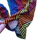 Rouge Helium Rouge Rainbow Striped Jumpsuit Harem Style Stretch Womens Size 3X Photo 5