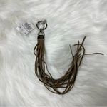 Henri Bendel NWT  Tan Leather Fringe Bag Charm Photo 1
