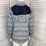 Thread & Supply Aztec Print Canvas Hooded Utility Jacket Black White Small White Photo 4