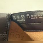 Soul Naturalizer Rosaline Women’s Sz 9.5 Black Faux Leather Side Zip Booties Photo 5