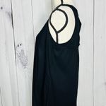 Escapada  Rayon Sleeveless Shift Tank Dress Women’s Sz M Keyhole Back Black Pink Photo 4