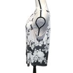 International concepts INC Floral Sleeveless Halter Neck Blouse Gray and White Photo 3