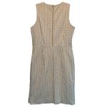 J. McLaughlin Tan Paulson Gingham Dress size 10 Photo 3