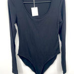 Mangopop black‎ body suit brand new size Medium Black Photo 0