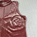 Candie's  Pink Velvet Choker Tank top in Size S Photo 8