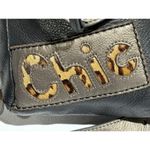 Brighton Fashionista Collection Chic calf hair black leather crossbody Bag Photo 2