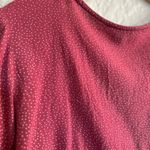 American Eagle Outfitters Red Polka Dot bell sleeve Tie-Front Crop Blouse Medium Photo 11