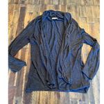 Joan Vass  open front cardigan size xl 100% viscose grey soft classic minimalist Photo 0