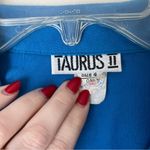 Vintage 80s Taurus Blue Longsleeve Jumpsuit 4 Photo 1