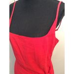 Princess Polly Red Love Lane Mini Dress Wrap Style Front Ruffle Hemline Size 10 Photo 6