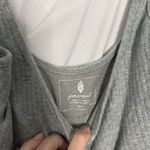 Free People FP Movement Luxe Rib Snap Cropped Tank Gray Size Small Photo 6