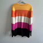 Lane Bryant NEW Classic V-Neck Tunic Pullover Sweater Striped Soft 16/18 XL/XXL Photo 3