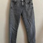 AGOLDE  Mirror Gray Toni Mid Rise Straight Jeans 23 Photo 2