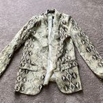 Nasty Gal  Snake Print Blazer Jacket SIZE S Photo 0