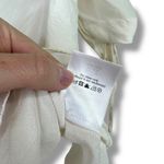 Veronica Beard Carmine Off-White Silk Button Front Ruched Sleeves Blouse Size 4 Photo 8