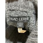 David Lerner Women's Long Sleeve Sweater Faux Leather Detail Size XS Extra Small Photo 3