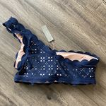 J.Crew |One Shoulder Laser Cut Bikini Top sz Large Photo 2