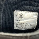 BP  Side Zip Round Toe Ankle Leather Black Boots Mid 2'' Heel Size 10M Photo 7